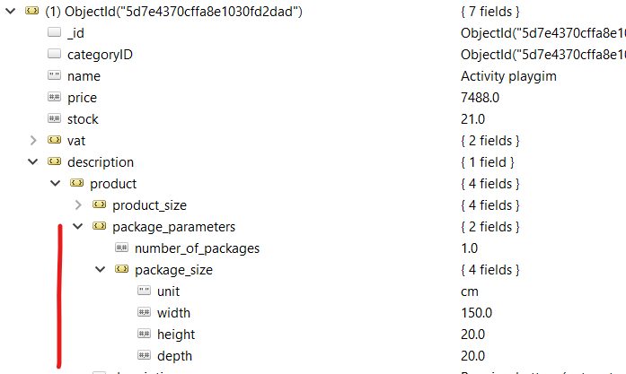 Product size