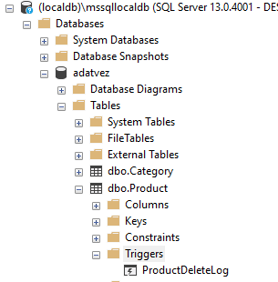 Trigger in the database