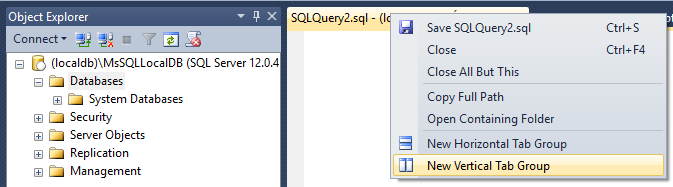 Two query window