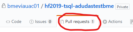 GitHub create pull request