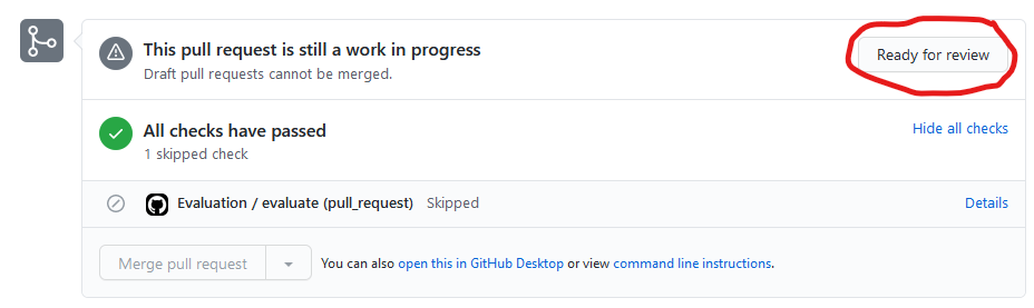 GitHub create pull request