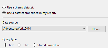 Data set properties