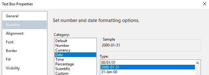 Date formatting